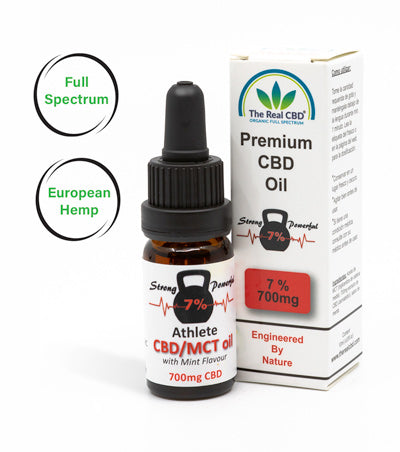 Aceite de CBD 7% para Atletas con sabor de menta The Real CBD | NaturaPoint