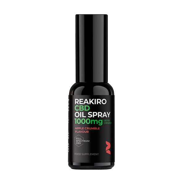 Spray de CBD 1000mg Sabor Crumble de Manzana y Natillas - Espectro Completo Reakiro | NaturaPoint