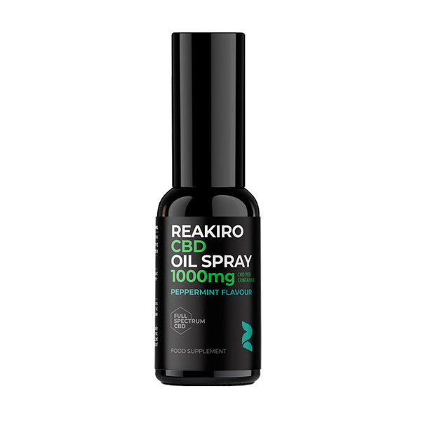 Spray de CBD 1000mg Sabor Menta - Espectro Completo Reakiro | NaturaPoint