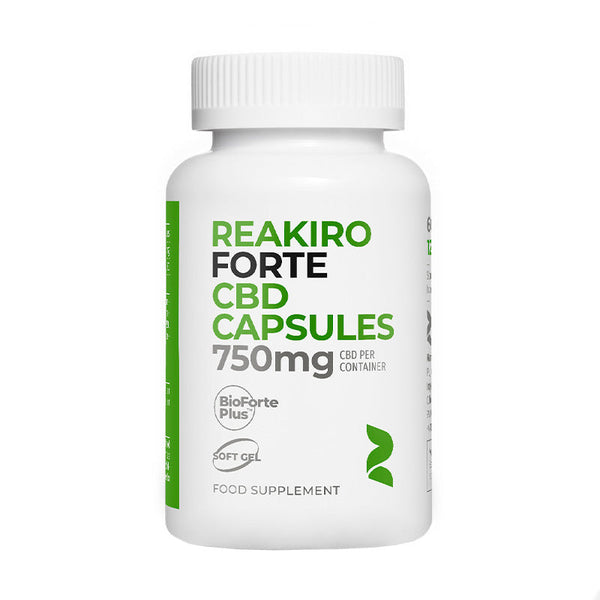 Forte CBD Soft Gel Capsules 750mg 60 pcs Reakiro | NaturaPoint