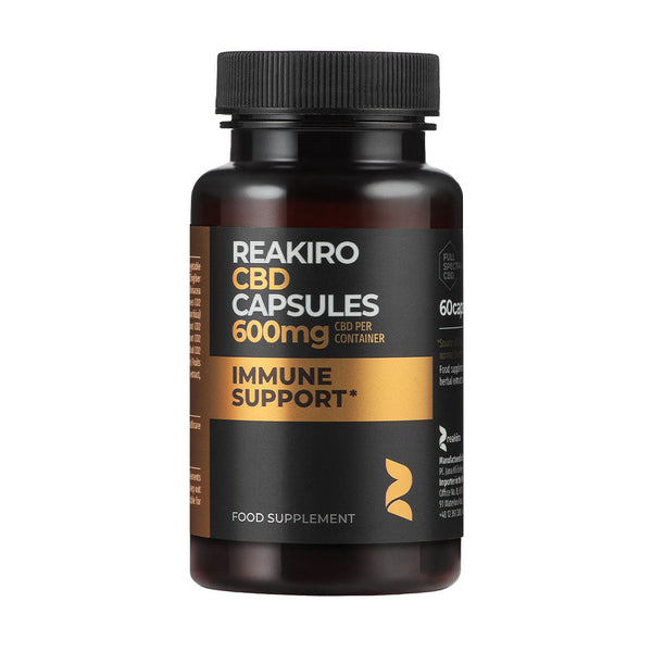 Cápsulas de CBD para Apoyo Inmunológico 600mg Reakiro | NaturaPoint