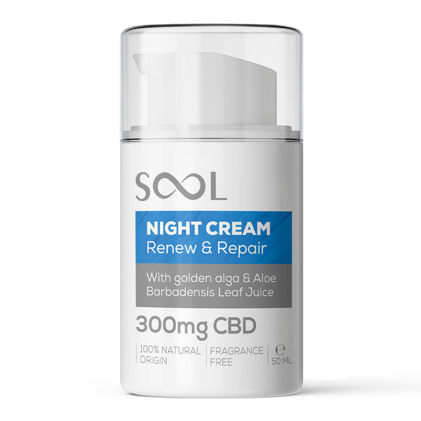 Crema Nocturna de CBD Protect & Repair Reakiro | NaturaPoint