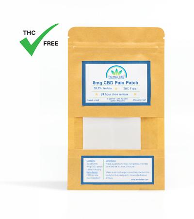 Parche de CBD para el dolor 8mg. The Real CBD | NaturaPoint