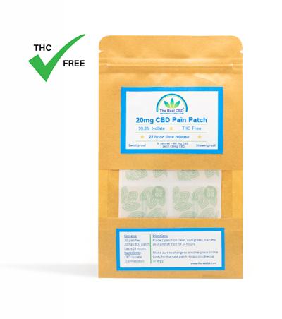Parche de CBD para el dolor 20mg The Real CBD | NaturaPoint
