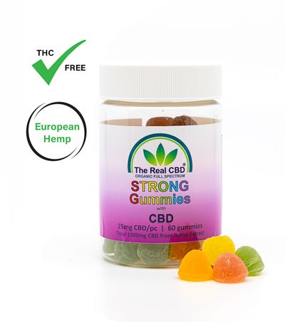 Gominolas de 25 mg CBD The Real CBD | NaturaPoint